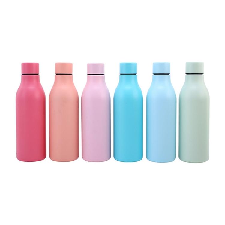 Outdoor Sports Portable  Cup Water Bottle Stainless Steels Small Mouth Bottle for Outdoor Travel Camping