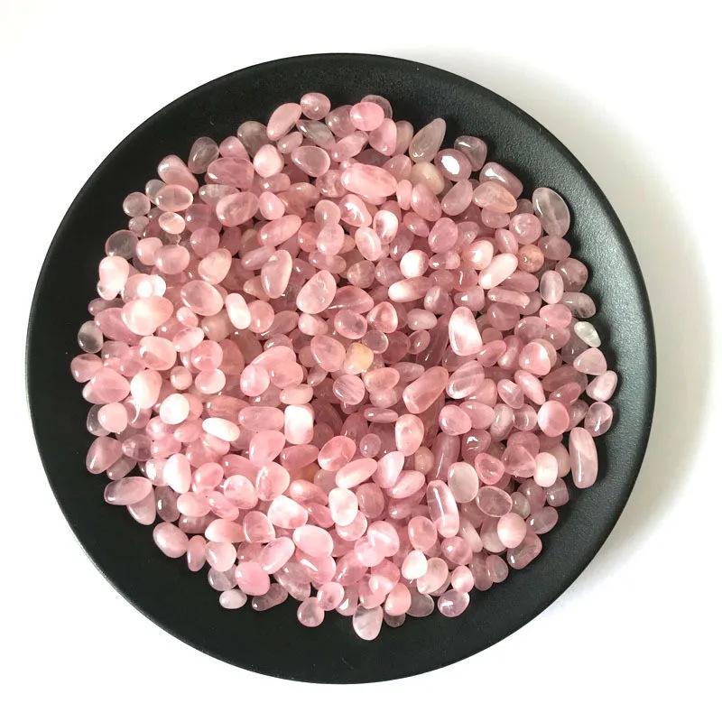 Madagascar Pink Crystal Gravel Ornament in Bottles/Cups