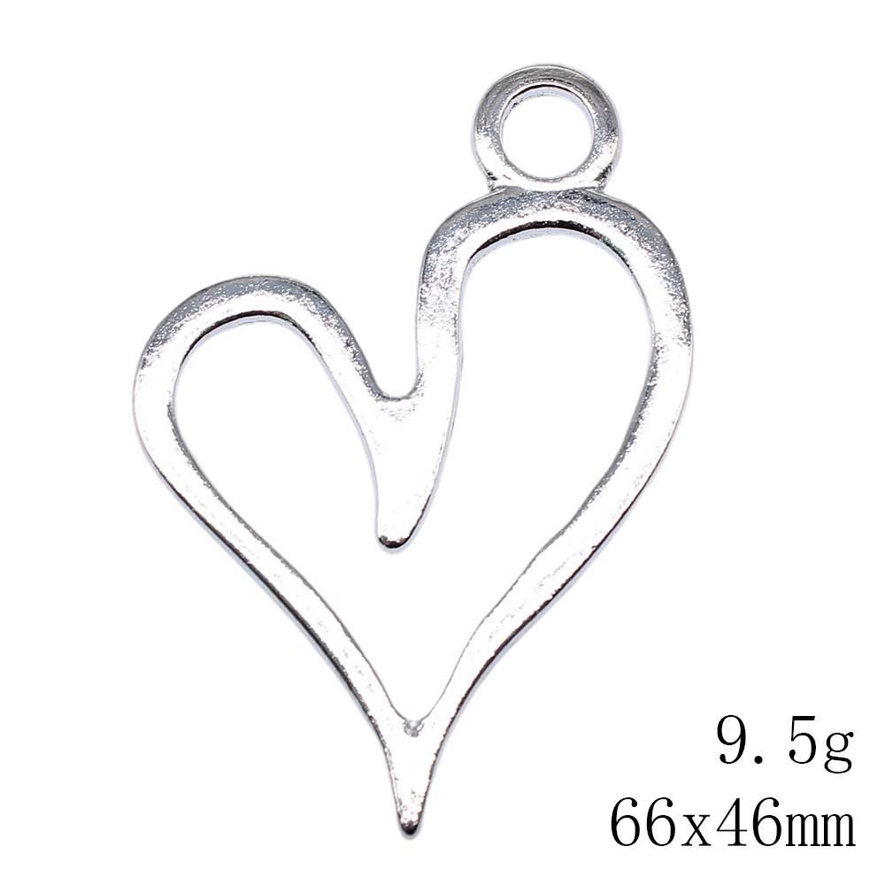 Christmas Decorations Charms Jewelry Gothic Style Peach Heart Charms Pendant Items Craft Pendants