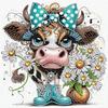 5D DIY Partial Special Shaped Drill Diamond Painting Animal Decoration Art