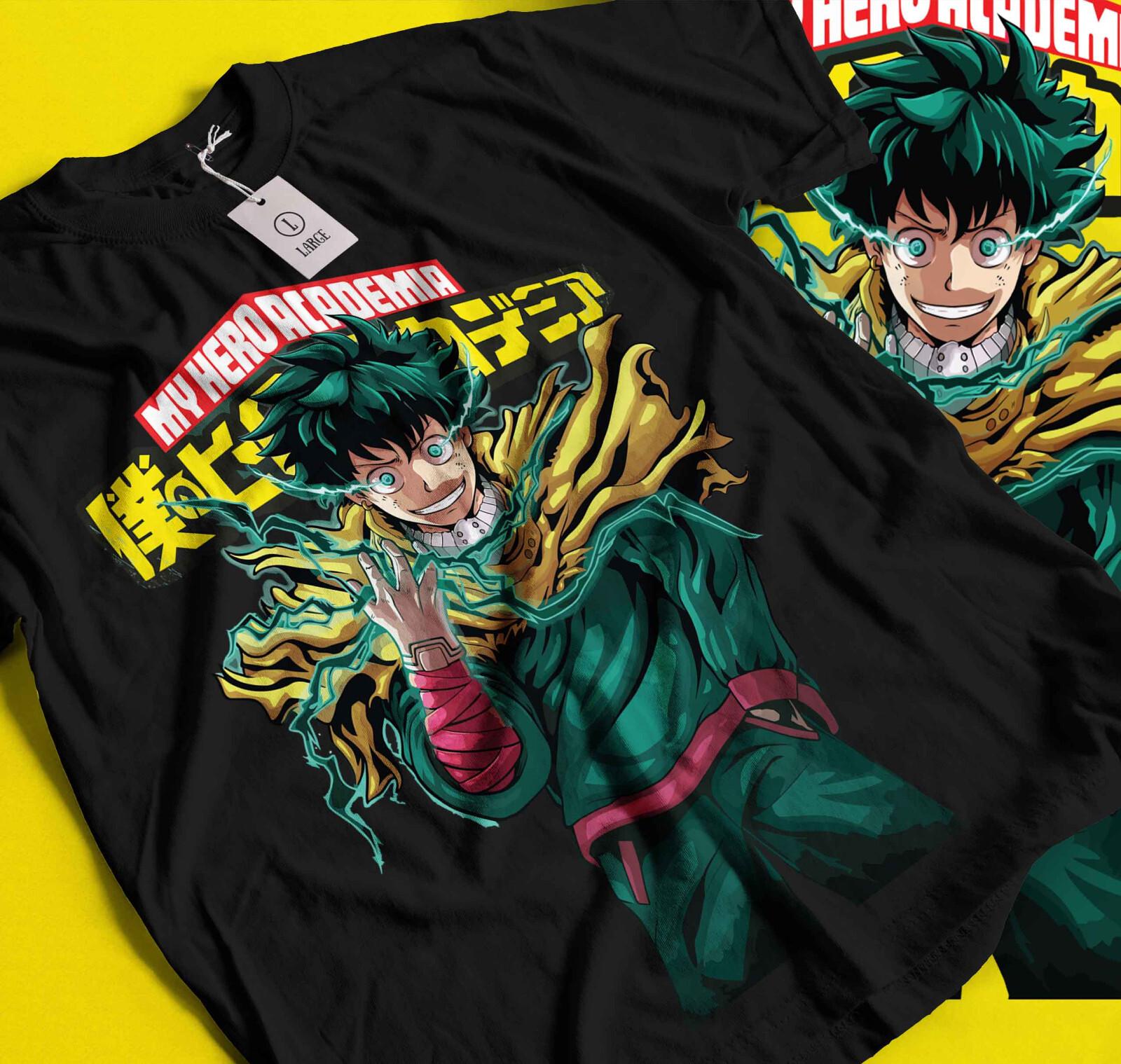Deku T-Shirt Mens Womens Tees Top Izuku Midoriya My Hero Academia My Hero Academia Anime Shirt 216 L