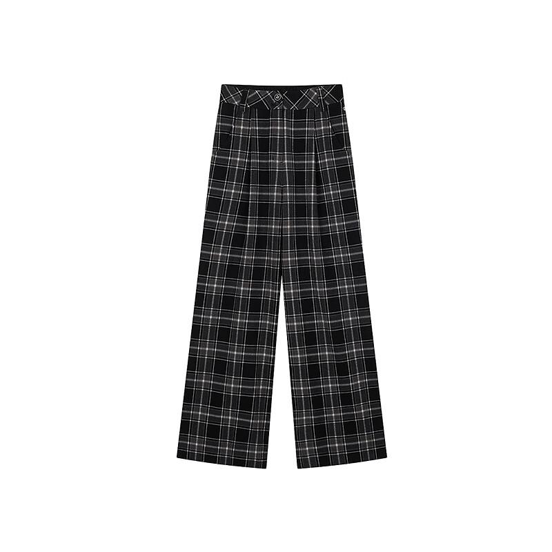 Teenie Weenie Women's Plaid Casual Long Pants