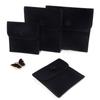 1PC Jewellery Pouch Packaging Bag Soft Velvet Gift Bracelet Necklace Earrings Rings Storage Button Velvet Bag Custom Logo