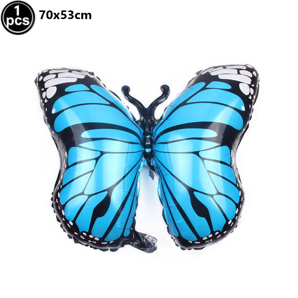Large Butterfly Foil Balloons Blue Green Purple Birthday Party Wedding Decorations Baby Shower Globos Kids Toys