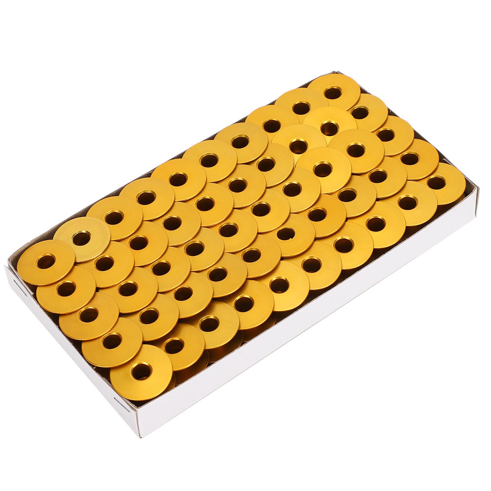 

100 шт. шпульки для швейных машин алюминиевые запасные части для швейных машин желтые жёлтый