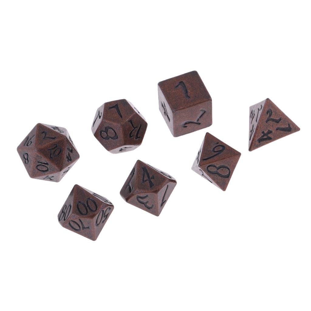 D8 D10 D12 D20 Polyhedral Set Baord Game Toy For DND