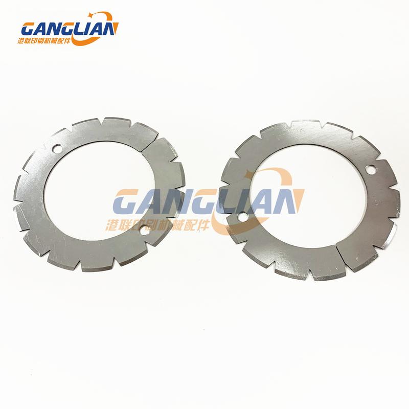 10 Pieces Cutter Blade 62*40 15T Sheet Round Knife For Heidelberg Folding Stahl MBO Creasing Perforating Knife Printing Machine