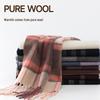 Hengyuanxiang 100% Wool Plaid Scarf