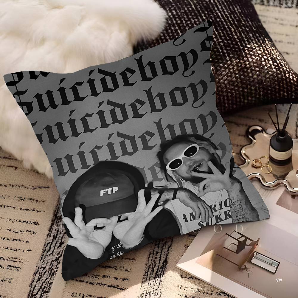 Hip Hop S-Suicideboys G59 Personalized Pillow Cover Kids Bedroom Wild Party Decor Pillowcase Kid Birthday Shower Gift