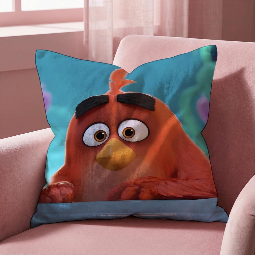 

Angry Birds Cushion Cover Multi-Scene Pillow Cover for Home & Car - Reversible, Soft & Durable for Daily Use 45cmx45cm