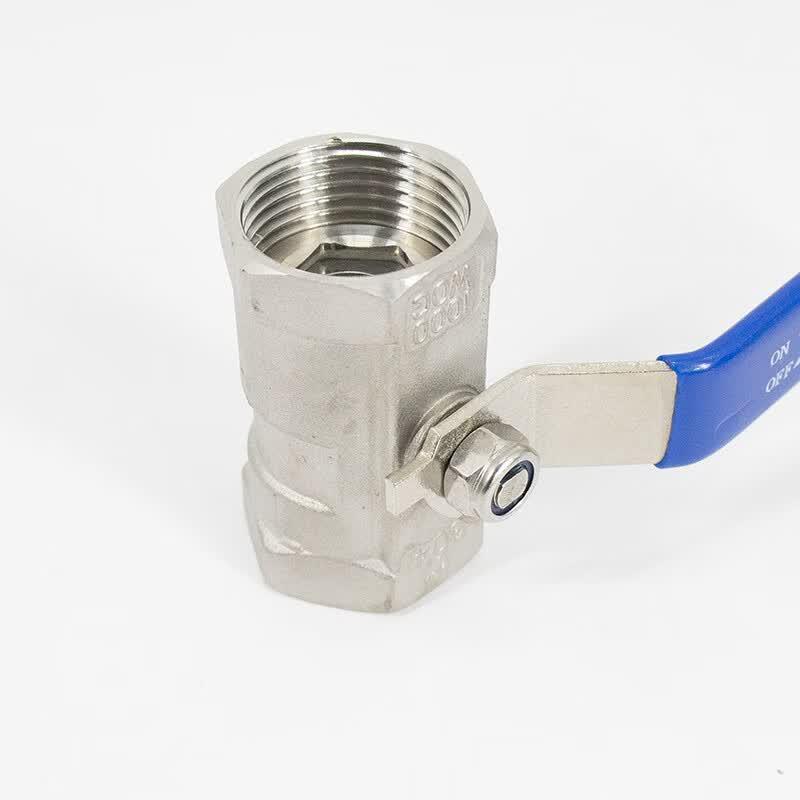 Hesdige 304 Stainless Steel One-Piece Threaded Ball Valve