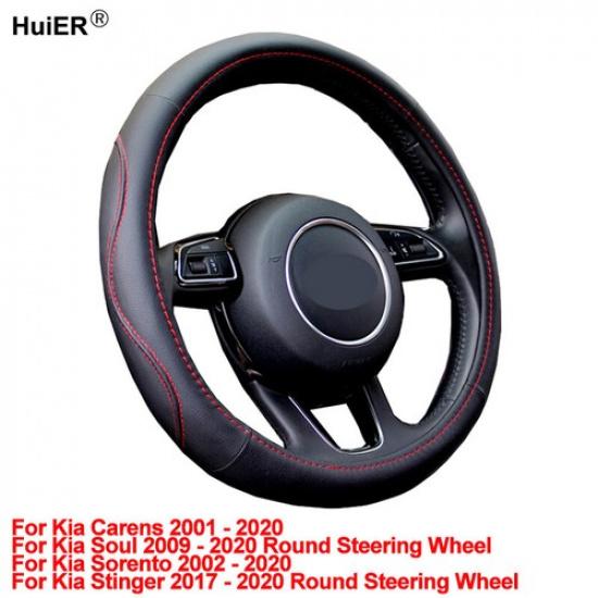 Car Steering Wheel Cover For Kia Carens Sorento 2002- Soul 2009- Stinger
