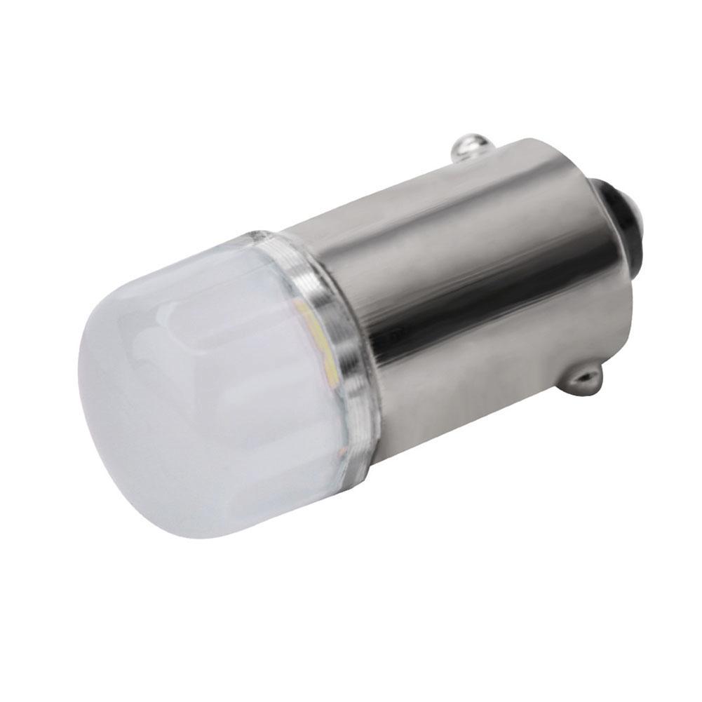 4 szt. Super jasne 12V światła samochodowe led ceramiczne żarówki LED COB BA9S T4W oświetlenie tablicy rejestracyjnej samochodu lampka do czytania biała