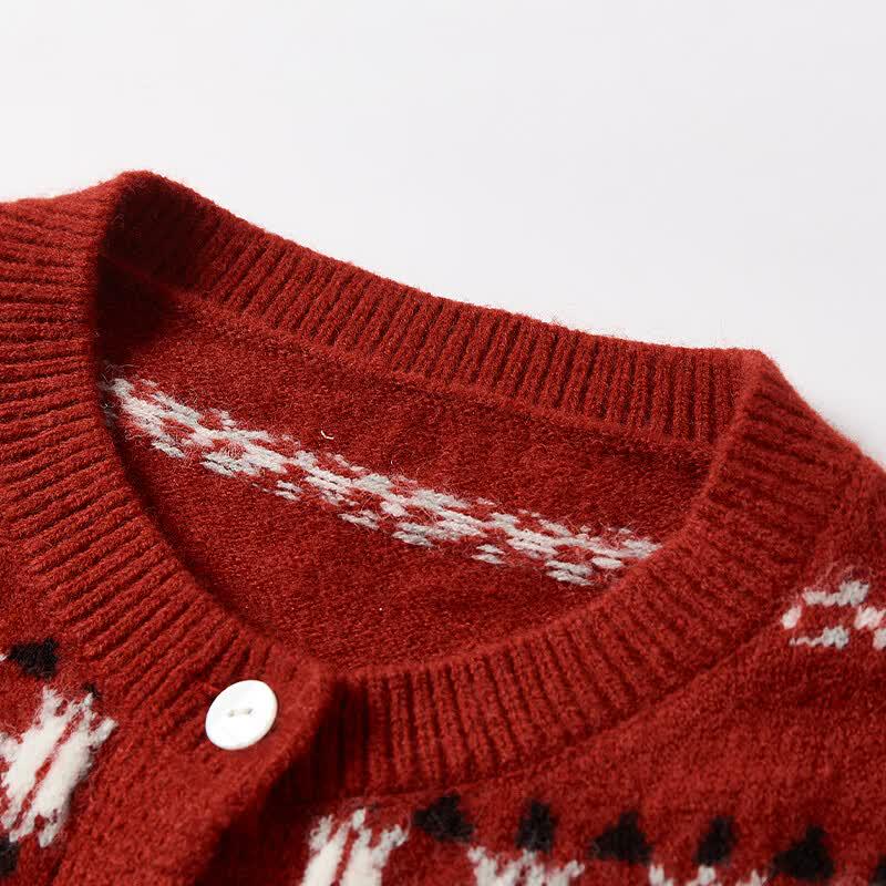 Xiangying Women's Fair Isle Knit Sweater