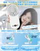 Handheld Fan Summer Cool To the Rapid Powerful Fan with Powerful Portable and Equipped with a Cooling LCD Battery Level Wind Speed Powerful and