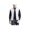 Fila Golf Series Letter Print Stand Collar Sports Cotton Vest Men Vests Jade-White A11M415903FWT