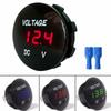 1PCS DC 12V 24V Car Replacement Voltmeter Meter Digital LED Voltmeter Automobile Battery Voltmeter Power Tool Accessories