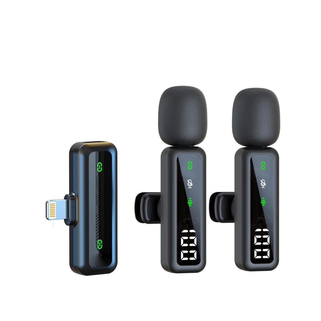 Microfono Lavalier Mini Wireless Bluetooth per Trasmissioni Live su Cellulare e Computer