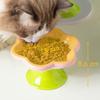 Erhöhte Katzennäpfe aus Keramik, Blumendesign, erhöhter Katzenfutter- und Wassernapf, kleiner Katzenfutternapf für Katzen und kleine Hunde