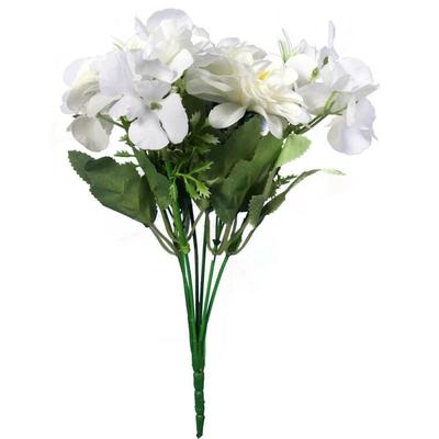 White Bouquet of Artificial Flowers 7 Pieces, 32 Cm