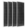 Kit Complet de Energie Solară 400W 12V, 4 Panouri Solare Monocristaline de 100W + Baterie LiFePO 12.8V 200Ah + Controler de Încărcare MPPT 40A + Putere 2000W