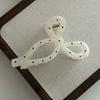 Black White Bowknot Hair Claw for Women Korean Elegant Bow Hair Clips Crab Hairpins Barrette Girl Hair Accessories