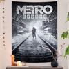 MMetro 2033 Anime Video Game Hanging Bohemian Tapestry Bohemian Wall Tapestries Mandala Kawaii Room Decor