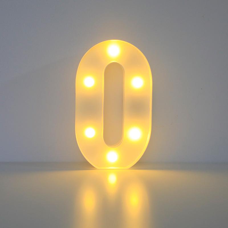 Romantic Letter & Number Lamp - Birthday Proposal Surprise Scene Decoration