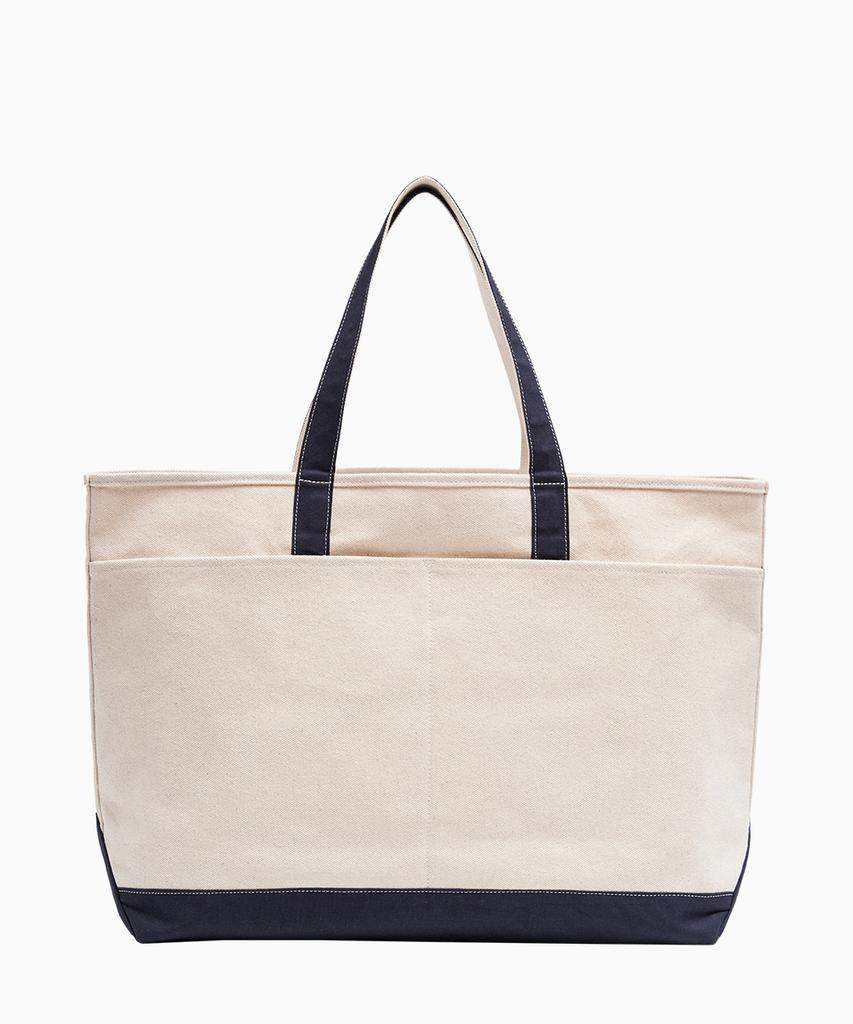Madgoat Weekend Canvas Tote Shoulder Bag_Navy