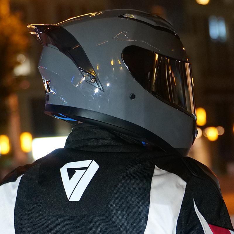 

Шлем мужской мотоциклетный полный шлем локомотивный женский электрический четыре сезона летний шлем для езды XXXL