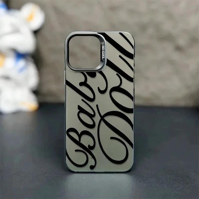Creative and Stylish Phone Case for iPhone 16 15 14 13 12 11 Pro/ Max/Plus Anti-fingerprint Shock-proof Back Cover