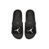 (GS) Air Jordan Hydro 7 V2 Burst Crack Minimalistic Black White Slippers Kids' BQ6291-001