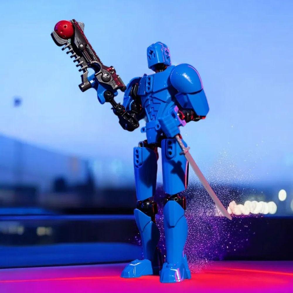 Desktop Decoration 3D Printed T13 Action Figure Shapeshift Robot ABS Robot Dummy Action Figures Multi-Jointed Movable Upgraded