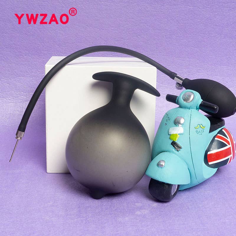 YWZAO Inflatable Anal Plug Silicone Wearable G46