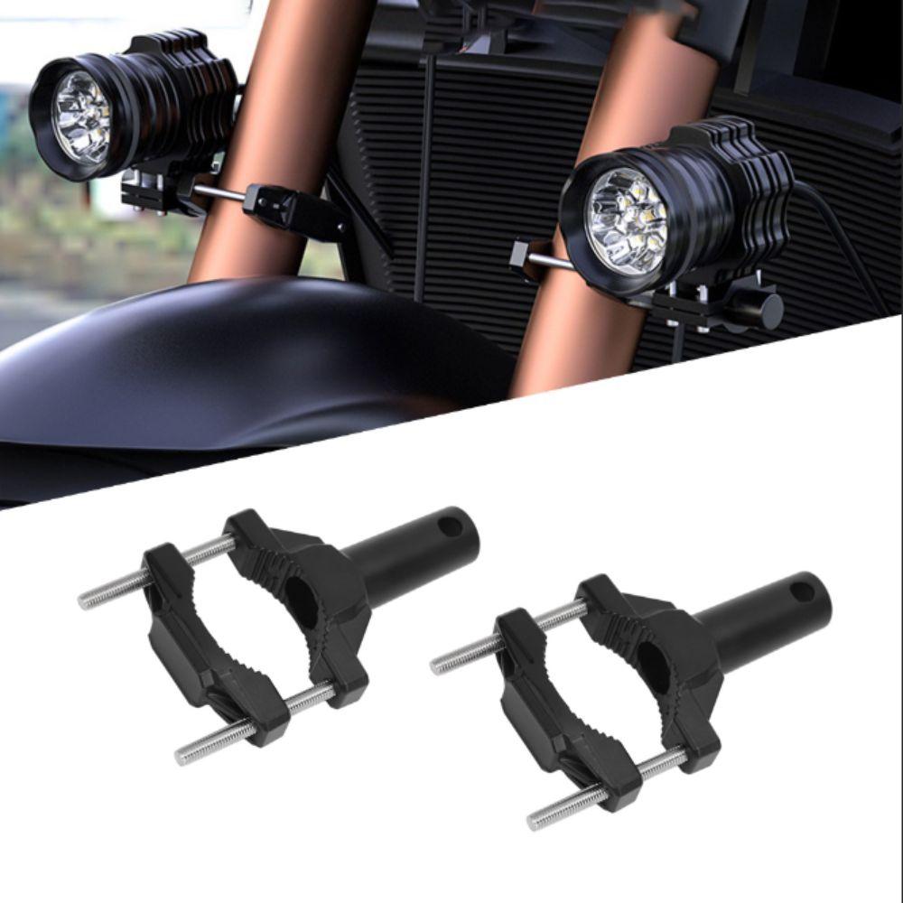 2PCS Aluminum Alloy Front Fork Lamp Mount for Motorbikes and ATVs