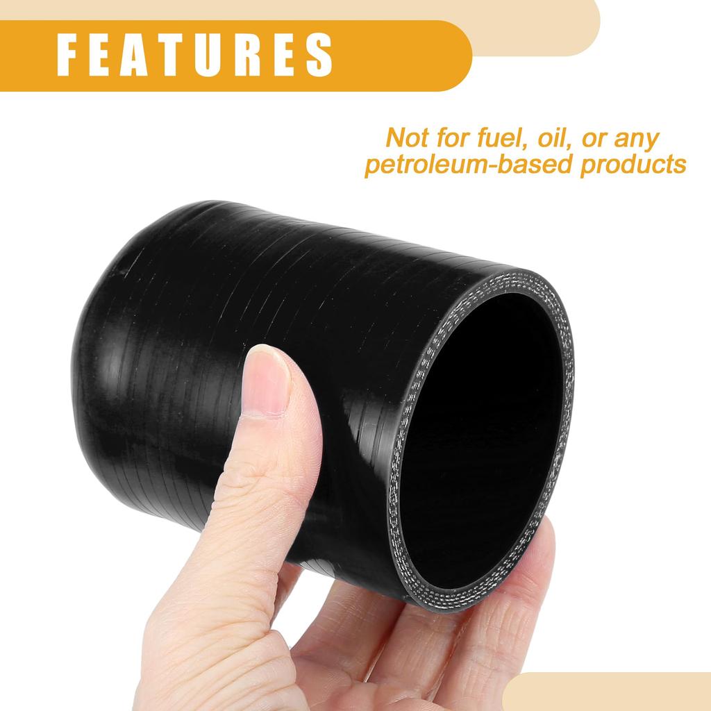 Partuto 1 Set 65mm 2.56" ID Silicone Hose Cap Intake Vacuum Hose End Plug