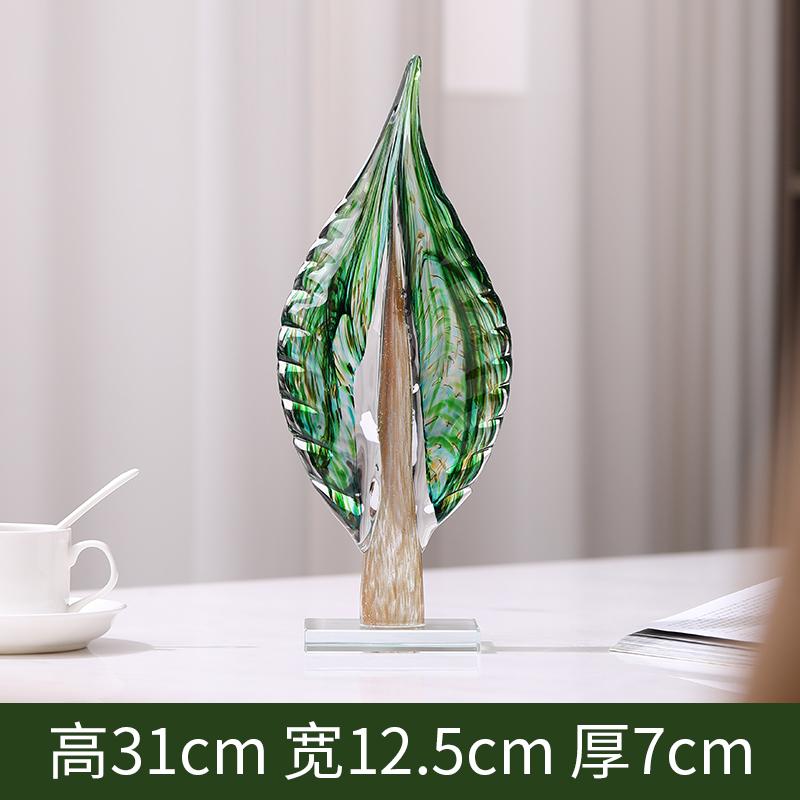 

1 шт., ручная работа, креативный лист, украшение для гостиной, украшение для дома, офисное украшение, фен-шуй, миниатюрная фигурка в виде растения