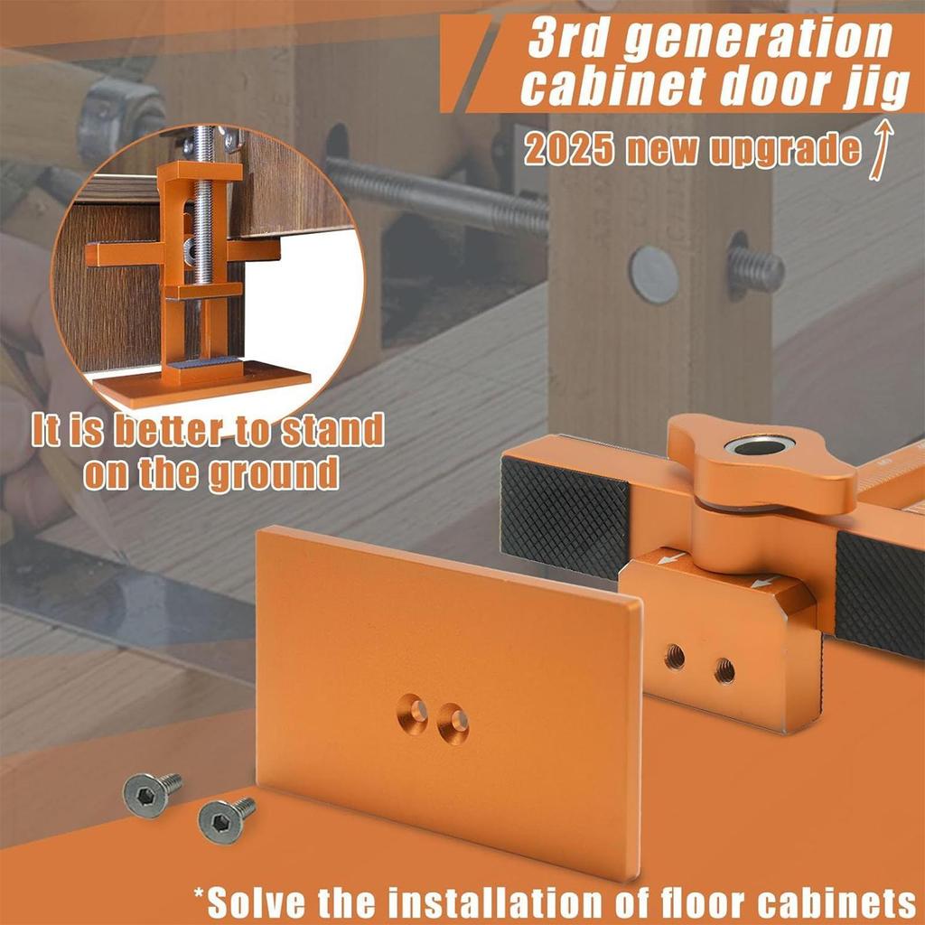 Cabinet Door Positioning Tool Adjustable Tools For Installing Cabinets Multi-Purpose Power Tool Accessory Jig For Hotel Rental