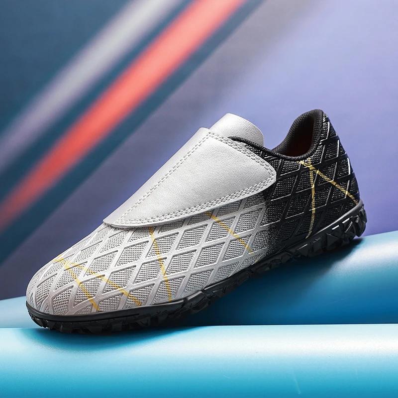 Boys And Girl's Soccer Shoes Men Cleats Comfortable Breathable Non Slip Outdoor Match Training Sport Football Boots Long Spikes