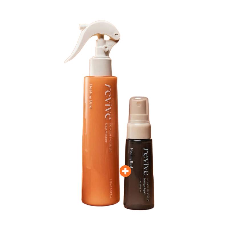 [Healing Bird] Revive No-Wash Treatment Deep Moisture Set (200ml + 32ml) - Intensive Hydration & Softness Recharge