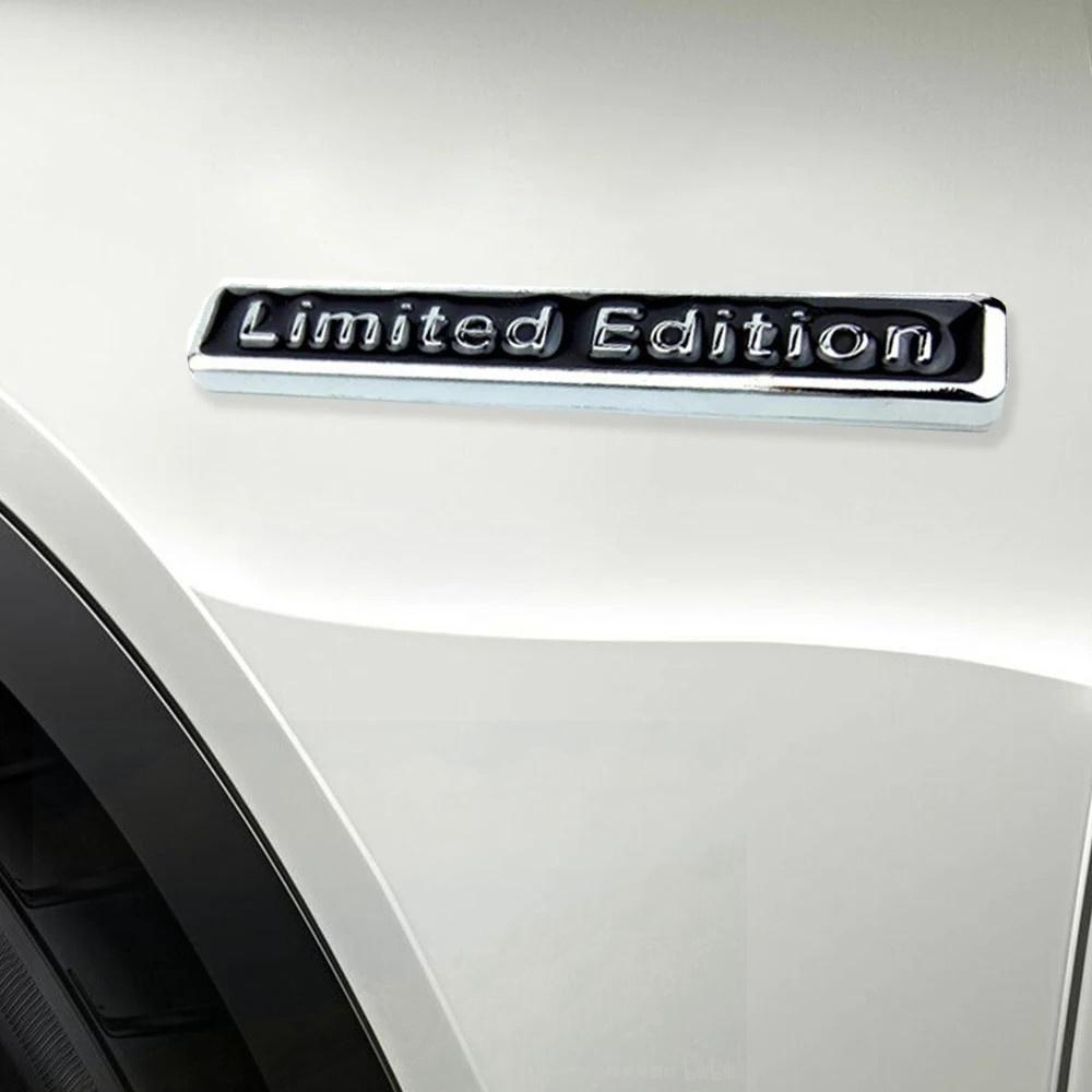 3D Chrome Metal Sticker Car Styling Limited Edition Emblem Badge