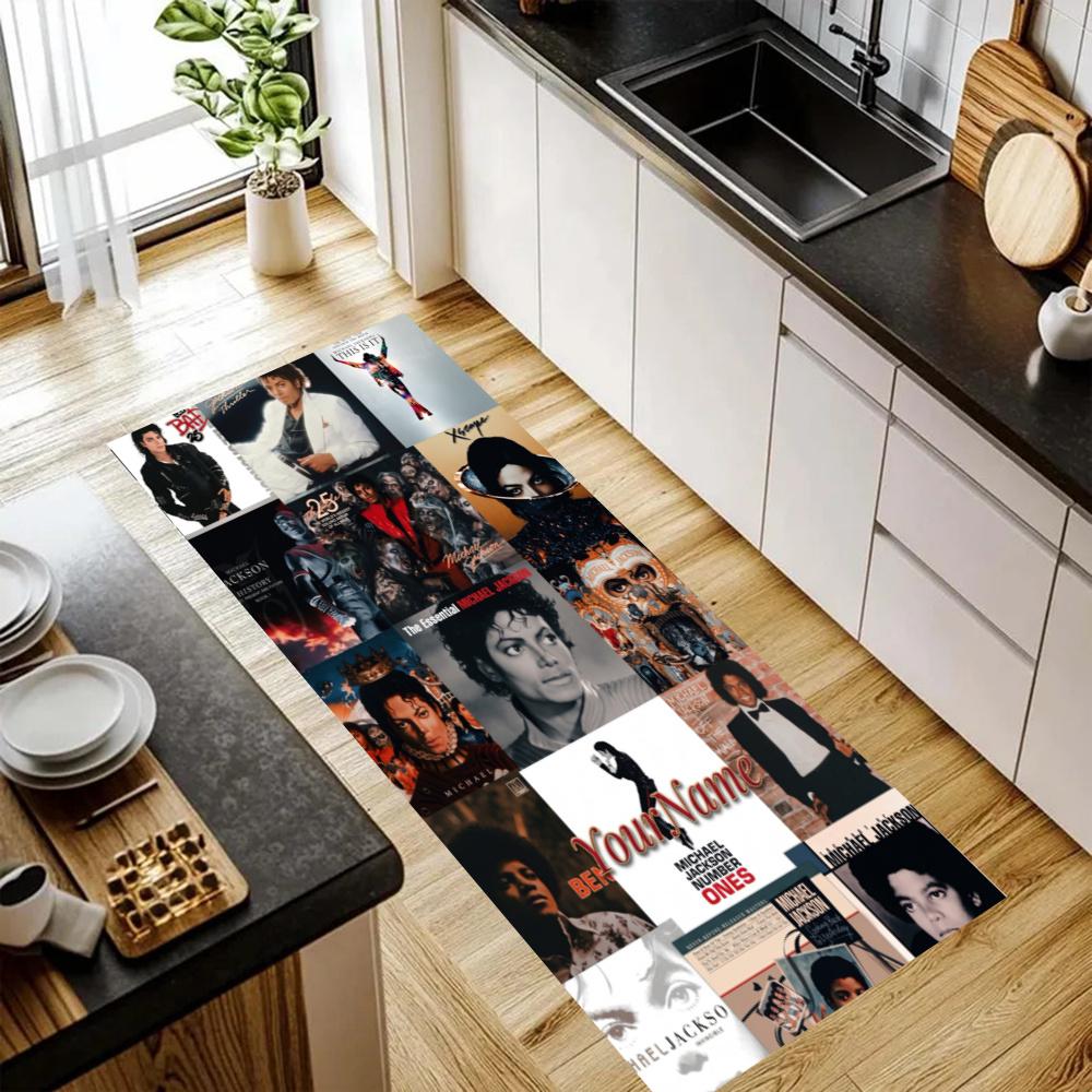Michael Jackson Customize Your Name Kitchen Rug Runner Rug Laundry Mat Hallway Entryway The Best Gift Choice