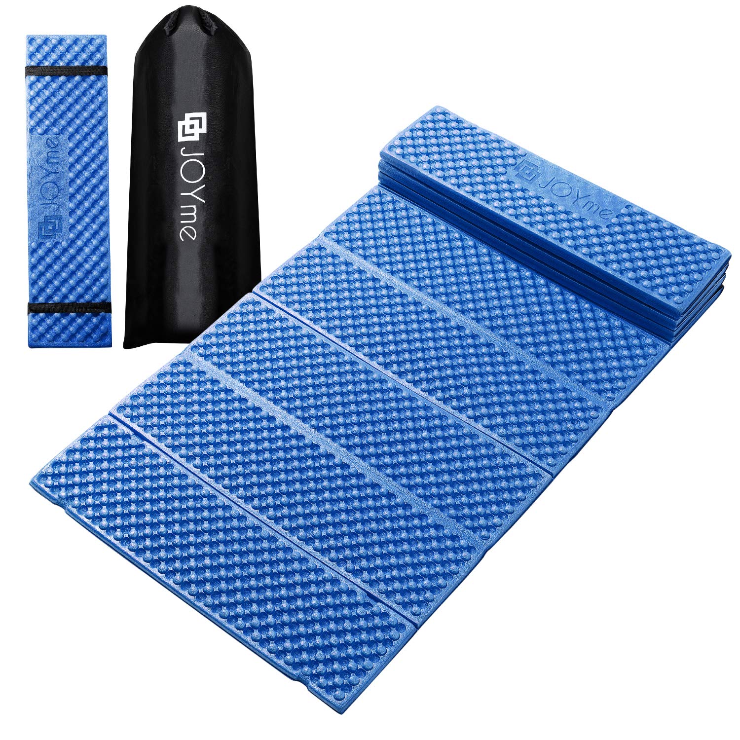 

JOYme Camping Mat, Outdoor Mat (Waterproof/2cm Thick), Picnic Sheet, Tent Mat, Sleeping Bag (2, Blue)