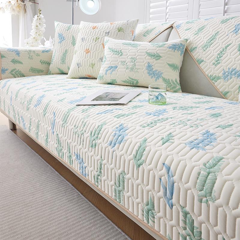 Latex Mat Sofa Cushion, Summer and Summer Non-slip Seat Cushion, New Ice Silk Sofa Cover Cover