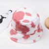 Warm Bucket Hat Cow Stripe Panama Hat Outdoor Sun Cap  Men Women