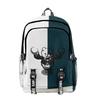 Trending Unique Cool Bad Bunny Knapsacks Boys/Girls Pupil Learner Bags 3D Design Keychains Oxford Moisture-proof Adorable Small Backpacks