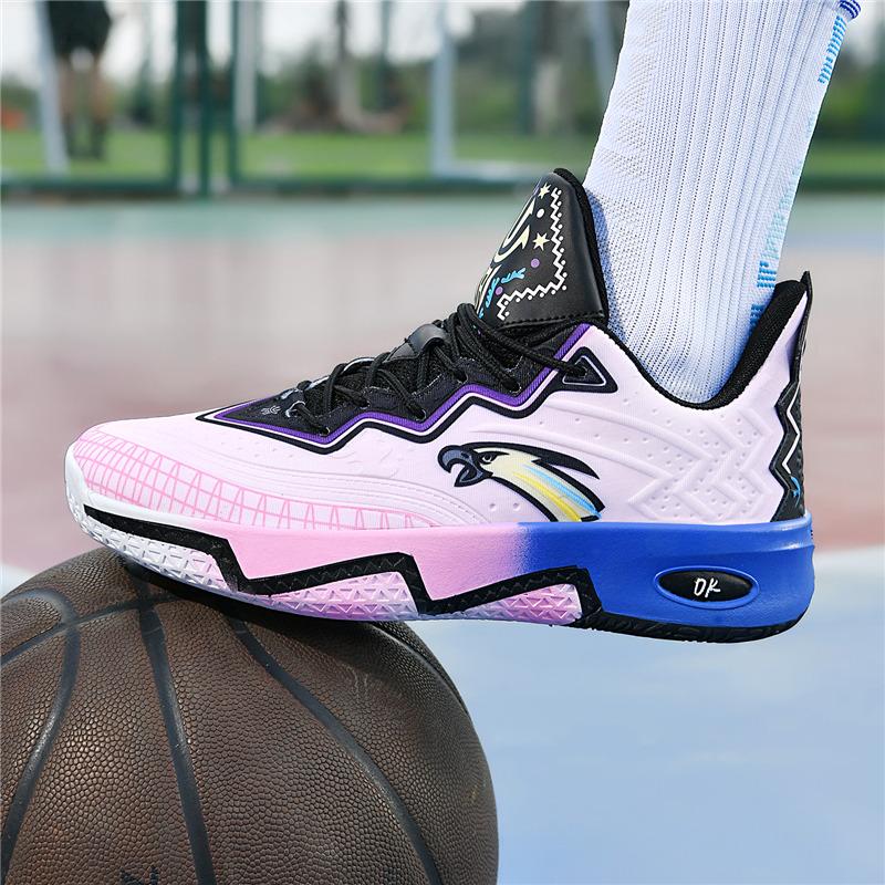 Fashion Basketball Sneaker Man Breathable Mesh Men's Basketball Shoes Anti-slip Wearable Basketball Sneakers for Men Baloncesto