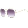 Korean Style Trendy Gradient Frameless Sunglasses for Women