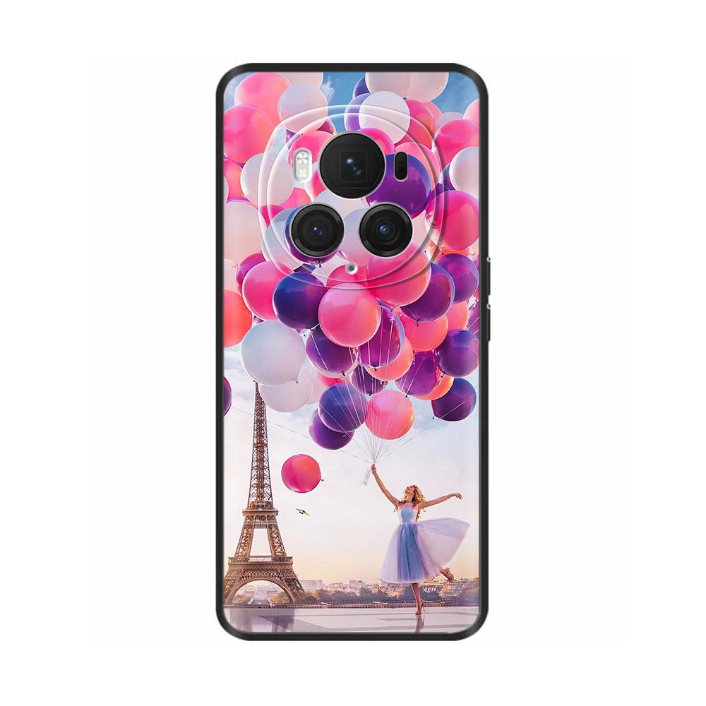 For Honor Magic6 Pro 5G Case Back Cover For Honor Magic6 5G Soft Black Silicone Fashion Phone Case For Magic 6 Pro Coque Fundas