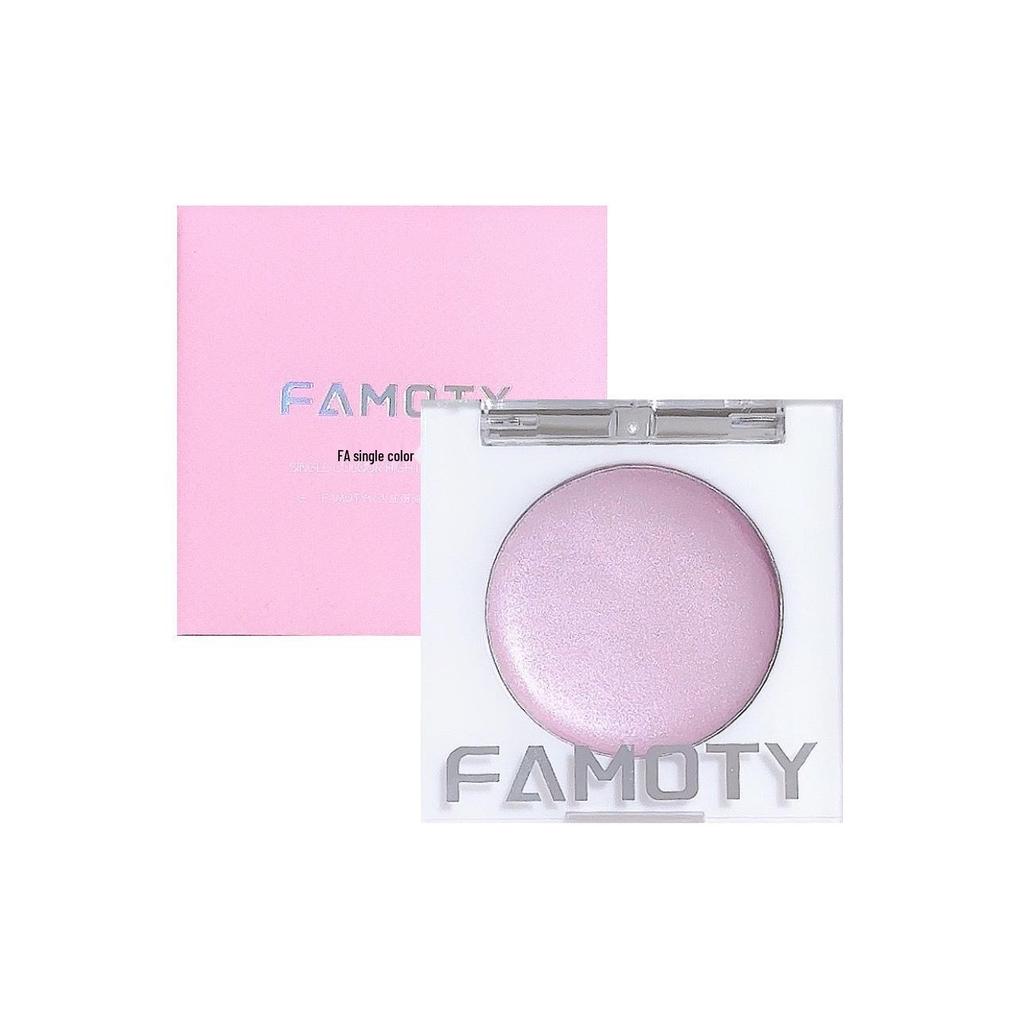 FAMOTY Iridescent White Shimmer Highlighter Cream for Eye Corner and Eyeshadow
